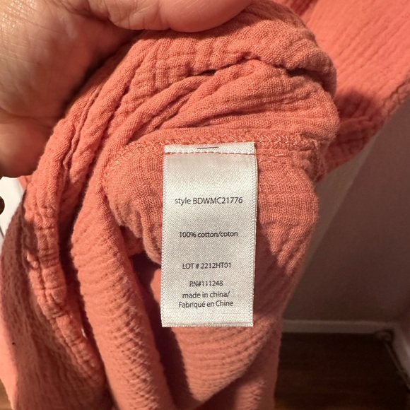 Barefoot Dreams Mailbu collection crinkle sun soaked dress women’s medium - Picture 4 of 6